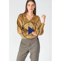 Le Temps des CerisesChemise CAPRIA marron en viscose