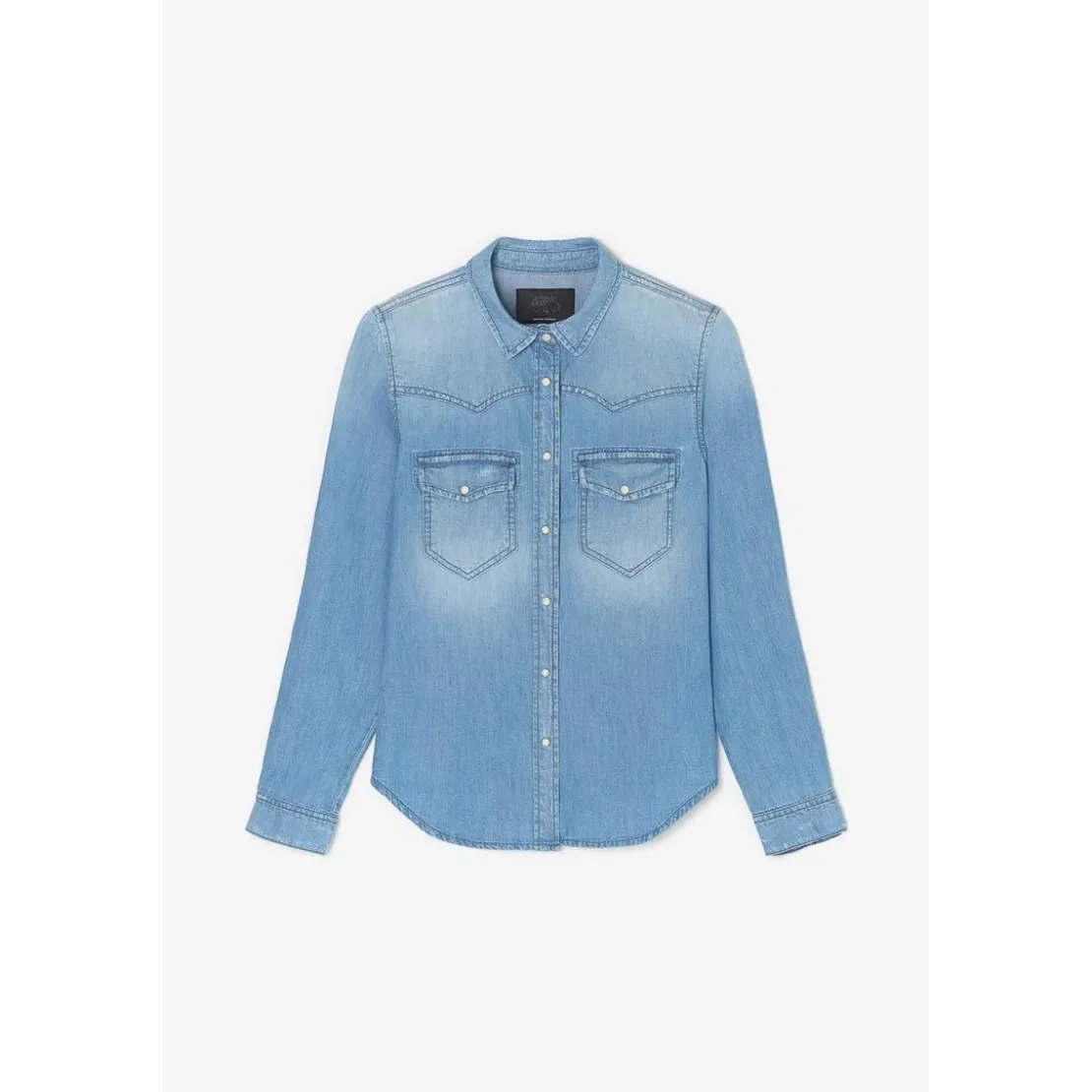 Le Temps des CerisesChemise en jeans JUANITA bleu Zoé