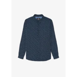 Le Temps des CerisesChemise GIOR bleu en coton