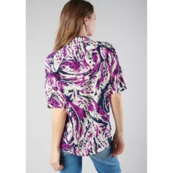 Le Temps des CerisesChemise GABRYE rose en viscose