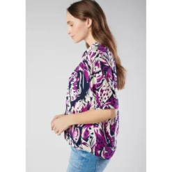 Le Temps des CerisesChemise GABRYE rose en viscose
