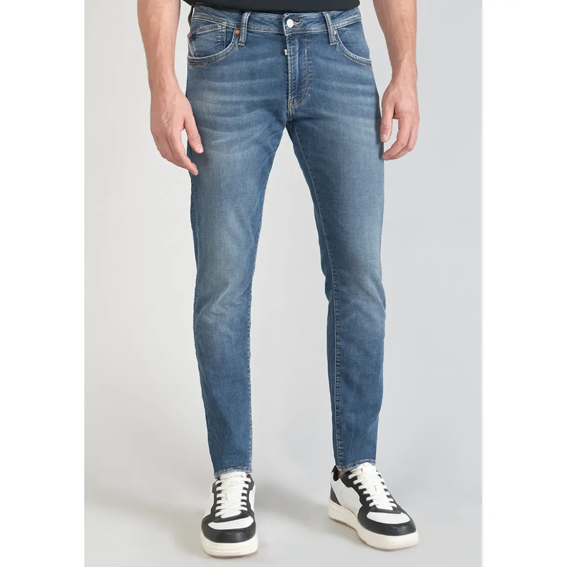 Le Temps des CerisesJeans ajusté BLUE JOGG 700/11, longueur 34 bleu en coton Gary