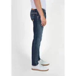 Le Temps des CerisesJeans ajusté stretch 700/11, longueur 34 bleu Sammy en coton