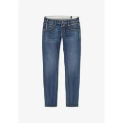 Le Temps des CerisesJeans ajusté stretch 700/11, longueur 34 bleu Sammy en coton