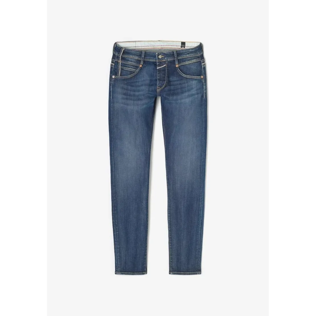 Le Temps des CerisesJeans ajusté stretch 700/11, longueur 34 bleu Sammy en coton