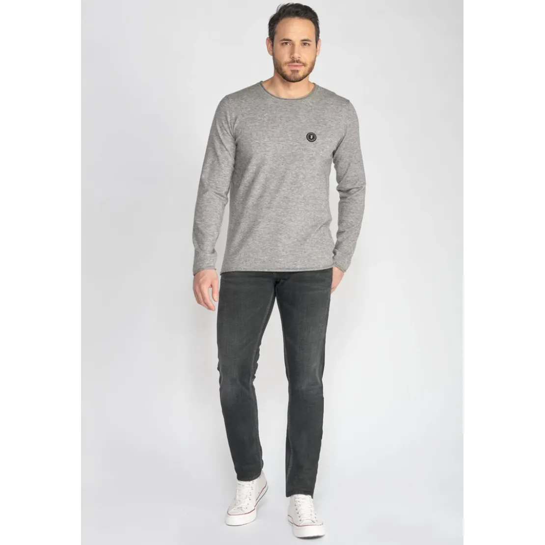 Le Temps des CerisesJeans Basic 700/11 adjustednoir N°1 en coton