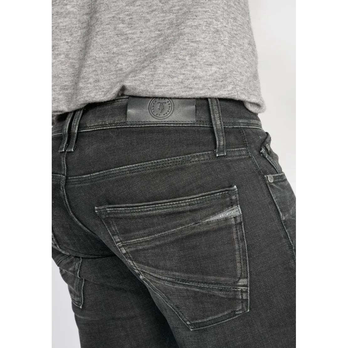 Le Temps des CerisesJeans Basic 700/11 adjustednoir N°1 en coton