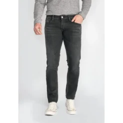 Le Temps des CerisesJeans Basic 700/11 adjustednoir N°1 en coton