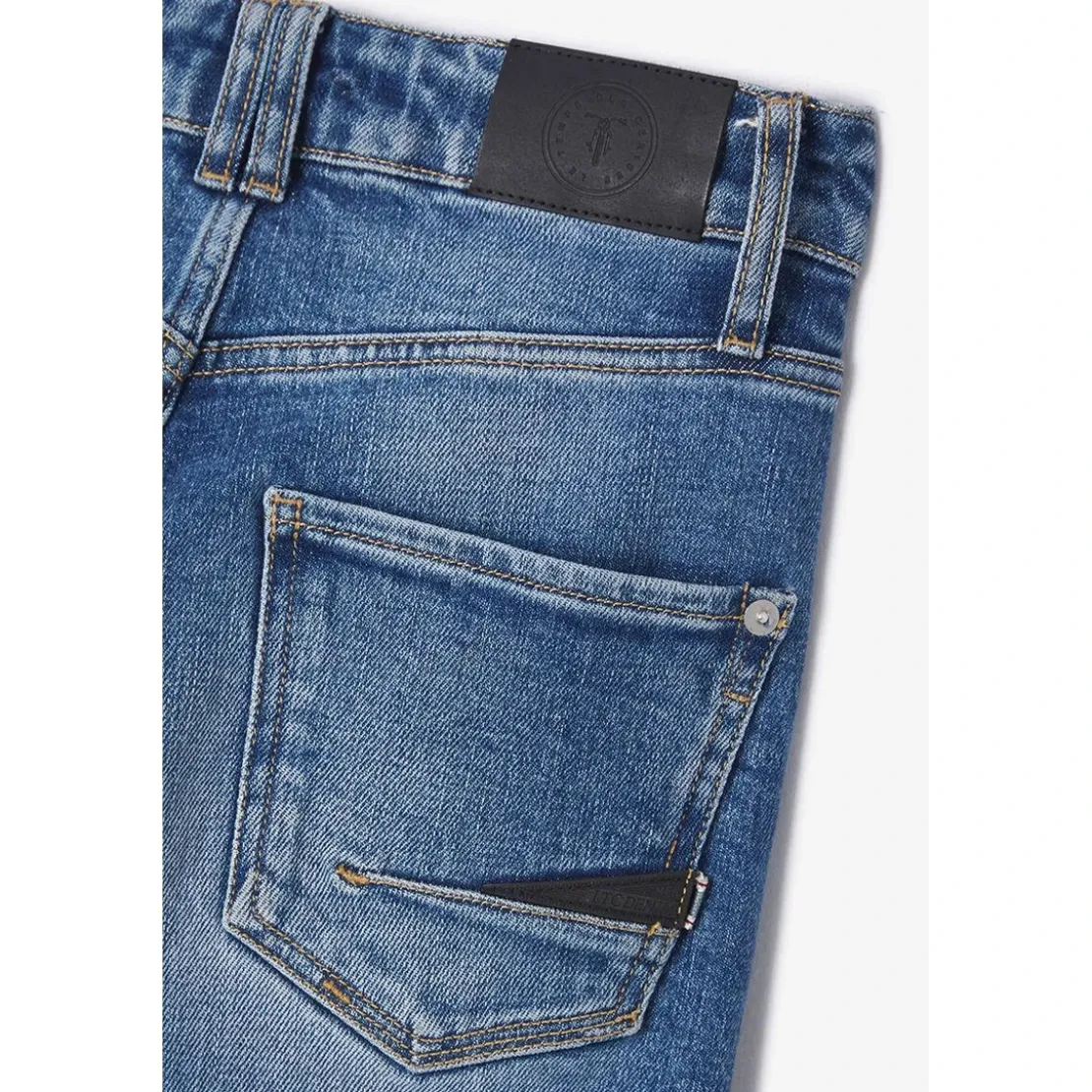 Le Temps des CerisesJeans droite SWANN bleu Ward en coton
