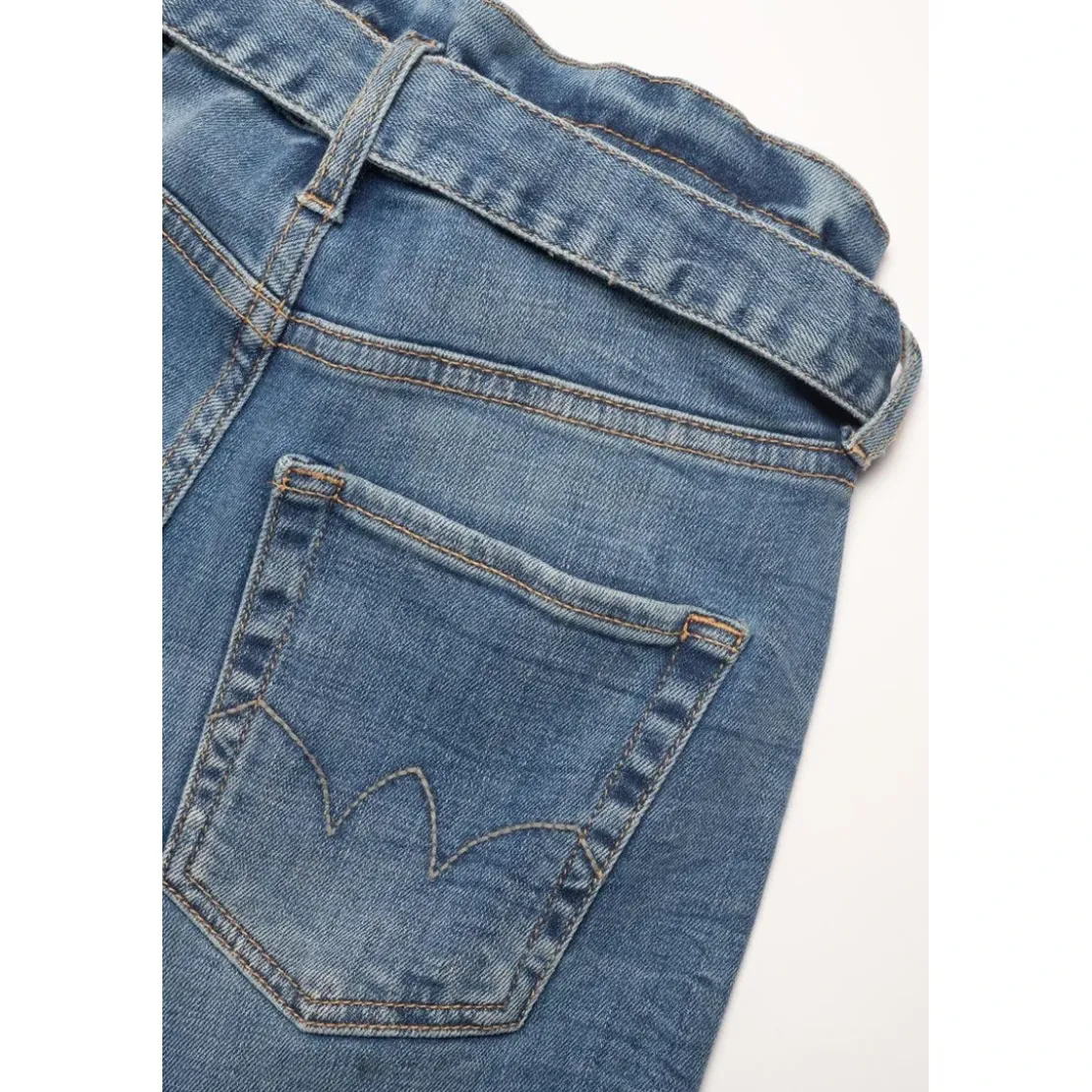 Le Temps des CerisesJeans fille, Milina boyfit vintage bleu N°4 en coton