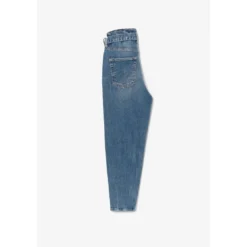 Le Temps des CerisesJeans fille, Milina boyfit vintage bleu N°4 en coton