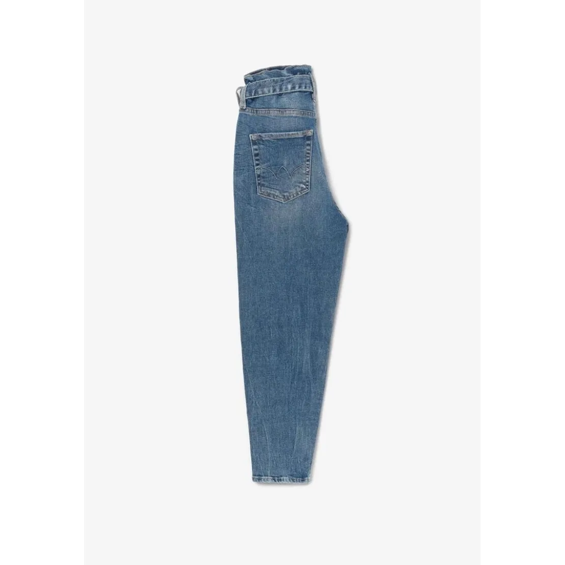 Le Temps des CerisesJeans fille, Milina boyfit vintage bleu N°4 en coton