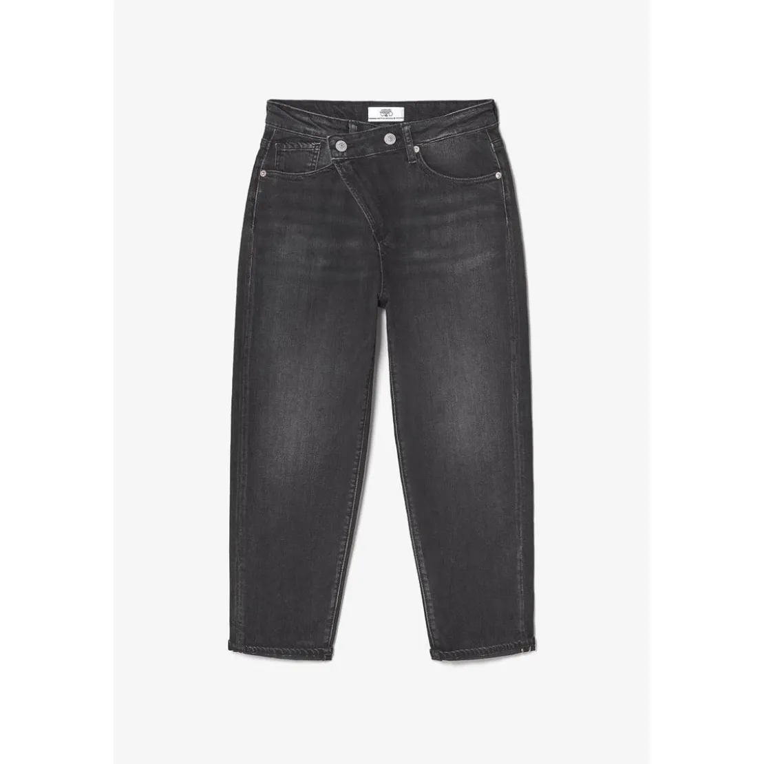 Le Temps des CerisesJeans fille, loose, large COSA - Noir en coton