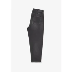 Le Temps des CerisesJeans fille, loose, large COSA - Noir en coton
