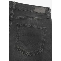 Le Temps des CerisesJeans fille, loose, large COSA - Noir en coton