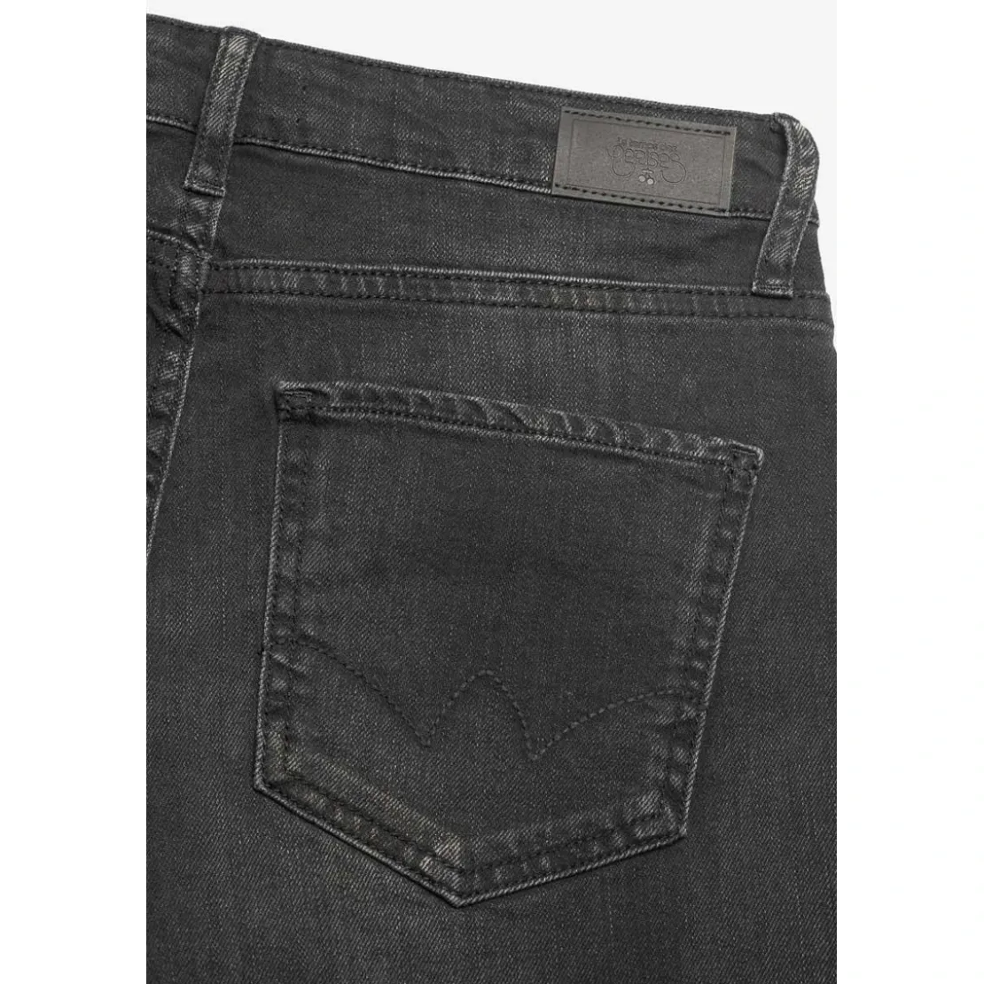 Le Temps des CerisesJeans fille, loose, large COSA - Noir en coton