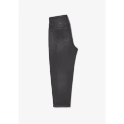 Le Temps des CerisesJeans fille, loose, large COSA - Noir en coton