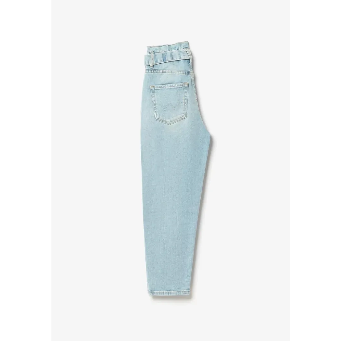 Le Temps des CerisesJeans fille, boyfit MILINA, 7/8ème bleu en coton