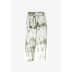 Le Temps des CerisesJeans fille, loose, large MILINA, longueur 34 vert