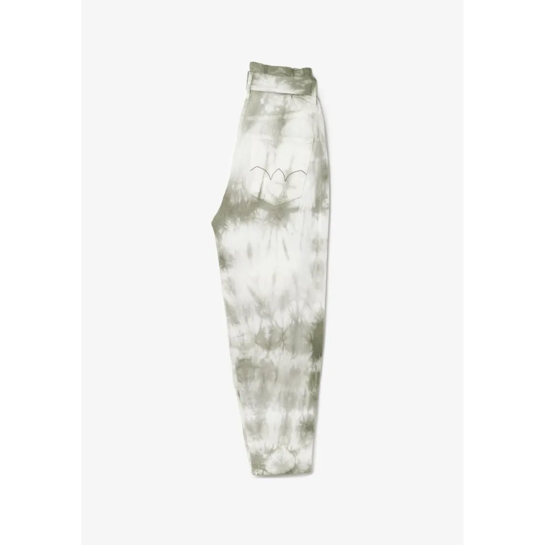 Le Temps des CerisesJeans fille, loose, large MILINA, longueur 34 vert
