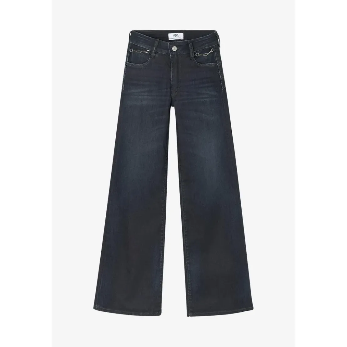Le Temps des CerisesJeans flare, très évasé PULP high flare, longueur 34 bleu Luna