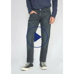 Le Temps des CerisesJeans Jogg 700/11 adjustedbleu-noir N°1 en coton