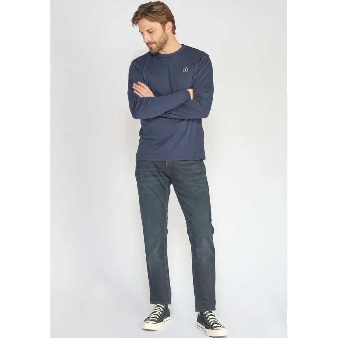 Le Temps des CerisesJeans Jogg 700/11 adjustedbleu-noir N°1 en coton