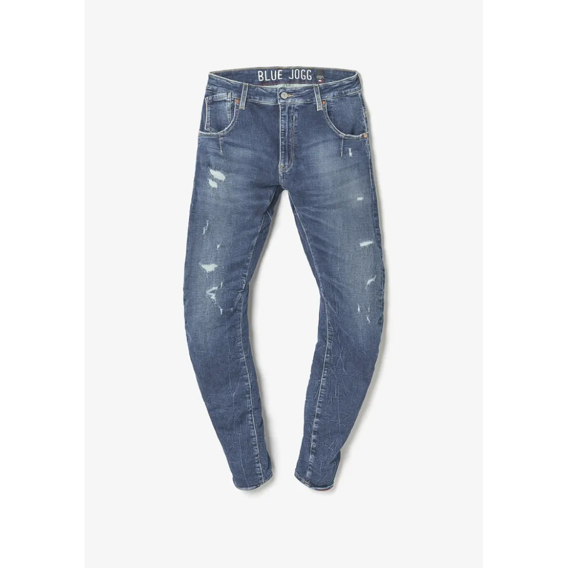 Le Temps des CerisesJeans 900/3 Jogg tapered arquédestroy bleu N°2 en coton