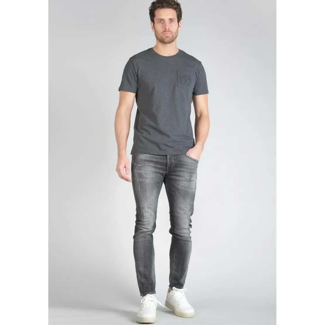 Le Temps des CerisesJean slim - Noir en coton