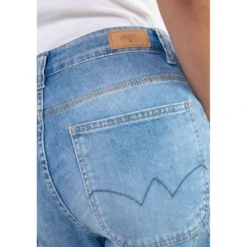 Le Temps des CerisesJeans loose, large 400/60 girlfriend taille haute, 7/8ème bleu Rose
