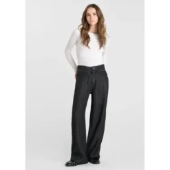 Le Temps des CerisesJeans loose, large SCOTTY, longueur 34 noir Esme