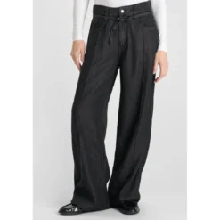 Le Temps des CerisesJeans loose, large SCOTTY, longueur 34 noir Esme