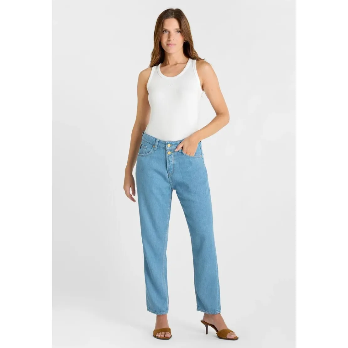 Le Temps des CerisesJeans loose large 400/60 girlfriendbleu Yas