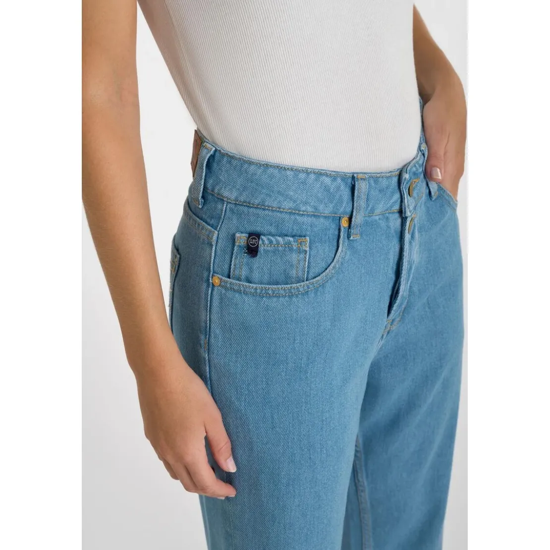 Le Temps des CerisesJeans loose large 400/60 girlfriendbleu Yas