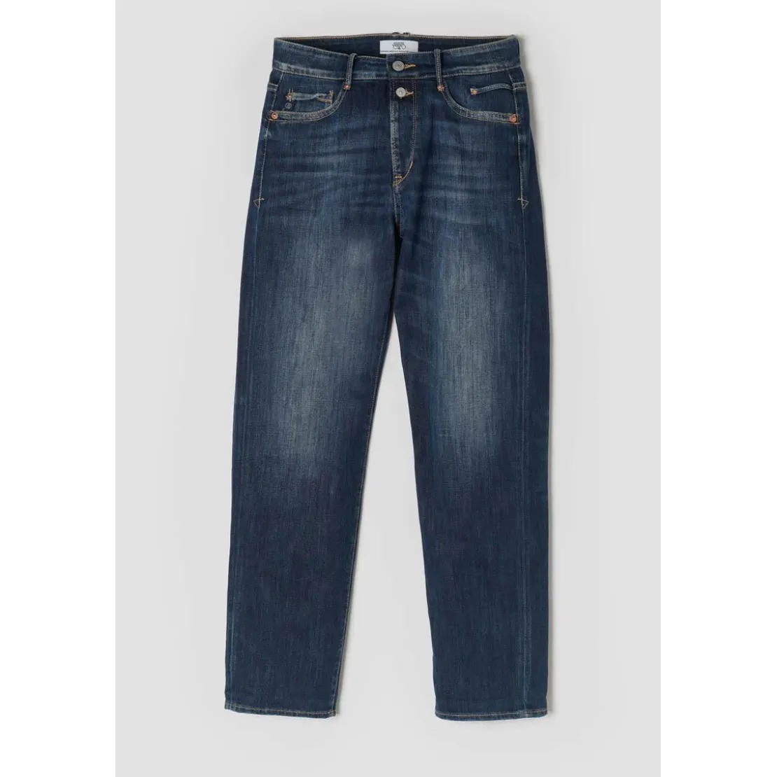 Le Temps des CerisesJeans mom 400/18, 7/8ème bleu en coton Dee