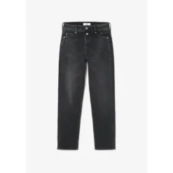 Le Temps des CerisesJeans mom 400/18, 7/8ème noir en coton