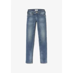 Le Temps des CerisesJeans push-up slim PULP, longueur 33 bleu en coton Cléo