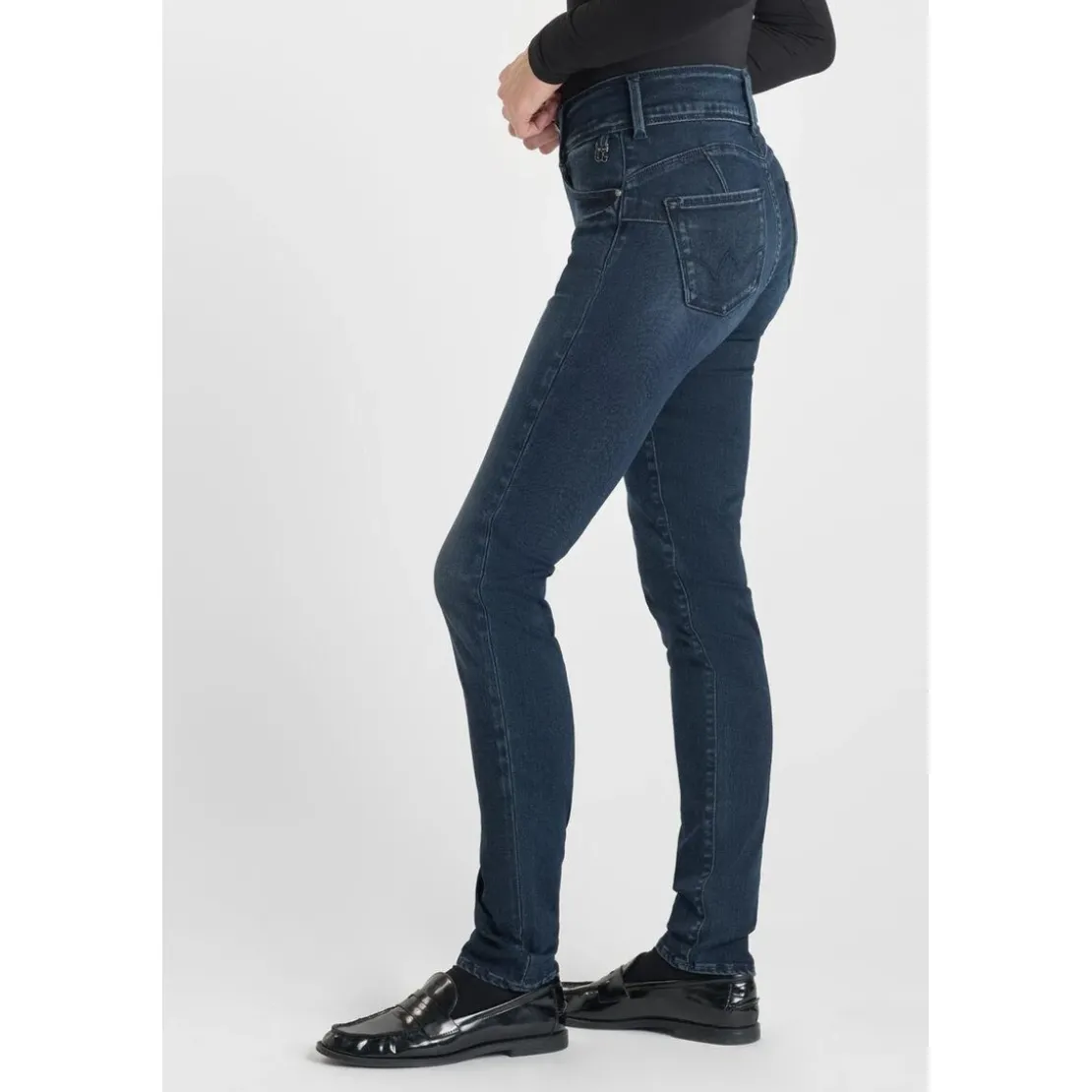 Le Temps des CerisesJeans push-up slim ULTRA PULP, longueur 34 bleu Vivi