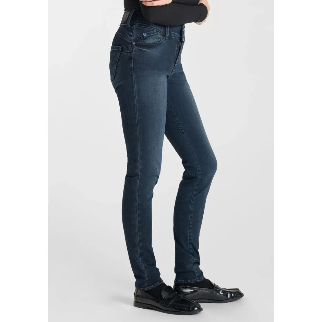 Le Temps des CerisesJeans push-up slim ULTRA PULP, longueur 34 bleu Vivi