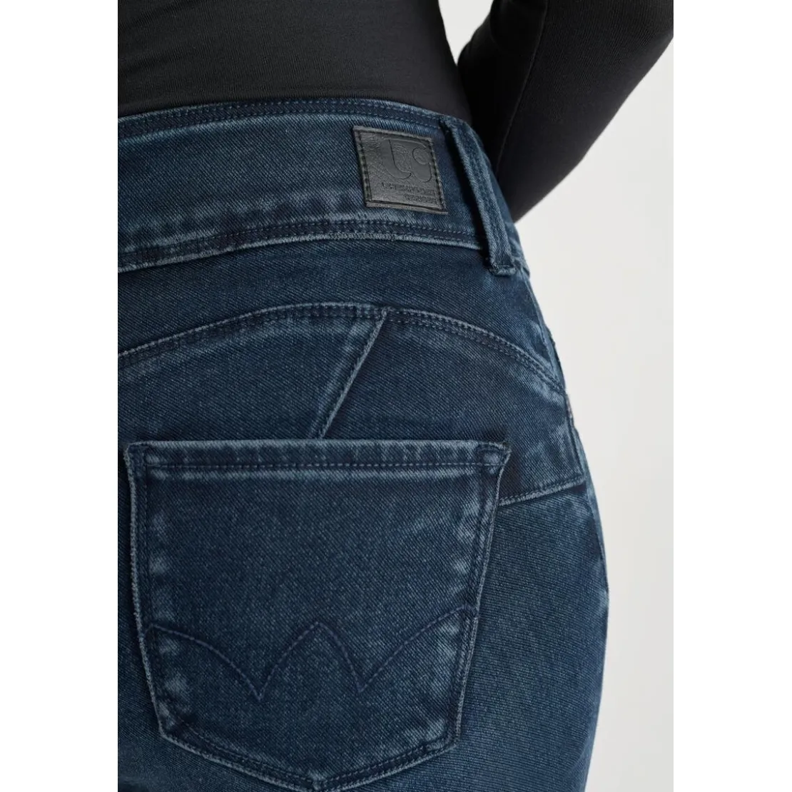 Le Temps des CerisesJeans push-up slim ULTRA PULP, longueur 34 bleu Vivi