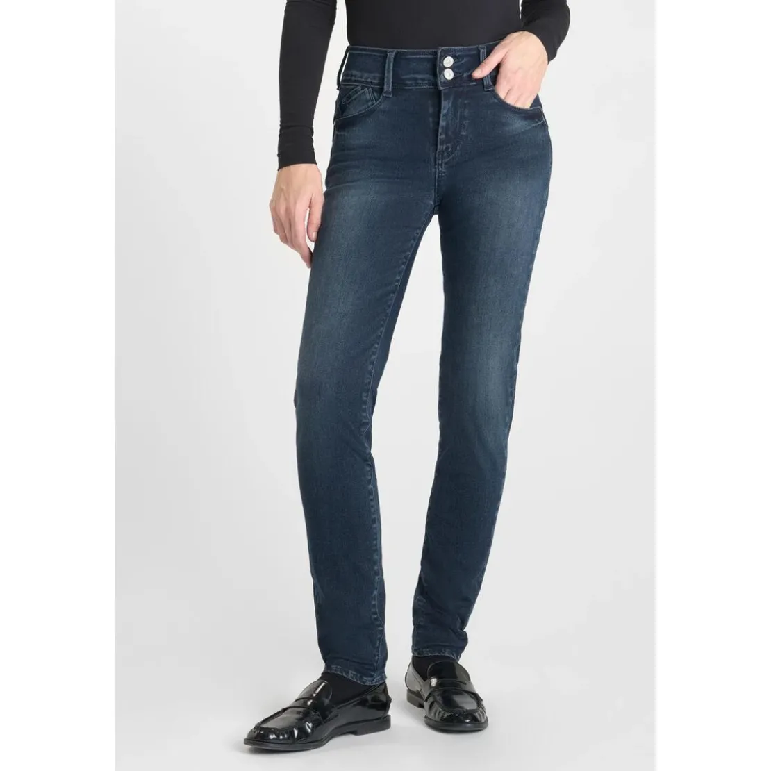 Le Temps des CerisesJeans push-up slim ULTRA PULP, longueur 34 bleu Vivi