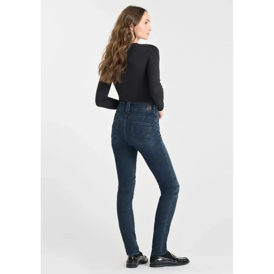 Le Temps des CerisesJeans push-up slim ULTRA PULP, longueur 34 bleu Vivi