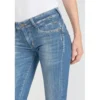Le Temps des CerisesJeans push-up regular, droit PULP, longueur 34 bleu en coton Ana