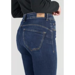 Le Temps des CerisesJeans push-up regular, droit taille haute PULP, 7/8ème bleu Alice