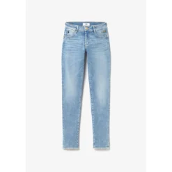 Le Temps des CerisesJeans push-up slim PULP, longueur 34 bleu en coton Clara