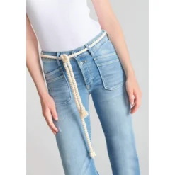 Le Temps des CerisesJeans regular, droit pricilia, 7/8ème bleu Fleur