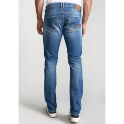 Le Temps des CerisesJeans regular Pazy 800/12, longueur 34 bleu en coton