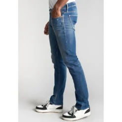 Le Temps des CerisesJeans regular Pazy 800/12, longueur 34 bleu en coton
