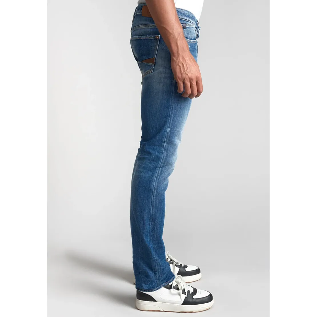 Le Temps des CerisesJeans regular Pazy 800/12, longueur 34 bleu en coton