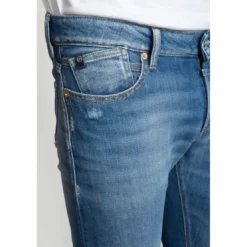 Le Temps des CerisesJeans regular Pazy 800/12, longueur 34 bleu en coton